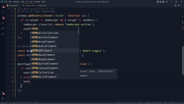 Menambahkan DARK MODE pada Website Portfolio Menggunakan TAILWIND CSS 3 | NGOBAR #33 смотреть онлайн