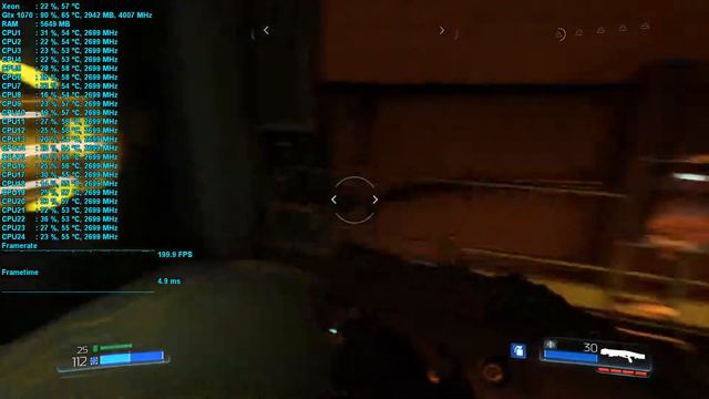 Doom Vulkan Xeon E5 2676 V3 + GTX 1070 Asus Strixx 1080p 144hz смотреть онлайн