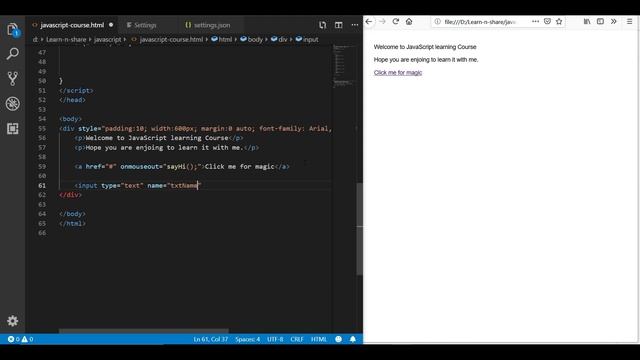 JavaScript Events - A Complete Tutorial with Theory & Practical Examples смотреть онлайн