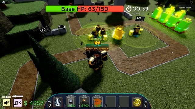 New Tower Maz Hatter SCP Tower Defense смотреть онлайн