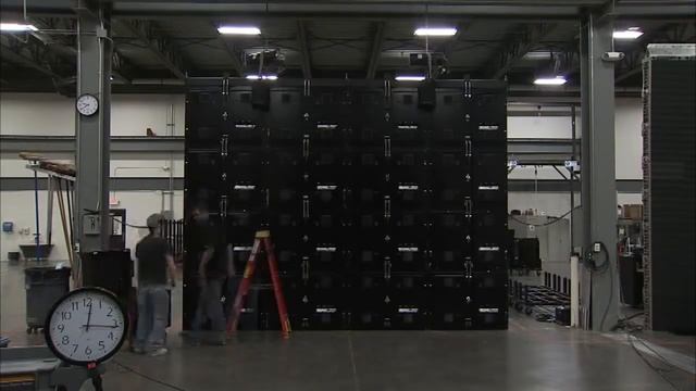 Монтаж светодиодного экрана / Module LED Panel Set Up смотреть онлайн