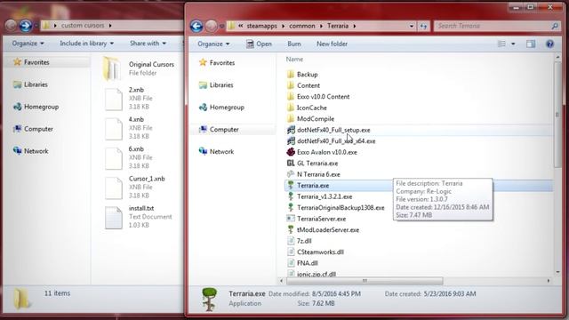 How to get a Cool Custom Cursor for Terraria | Tutorial смотреть онлайн