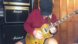 Harley Benton SC 550 II PAF Deluxe guitar sounding off to Little Wing with these Tesla Pickups!