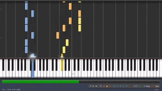 Metallica ~ Nothing Else Matters (Synthesia) смотреть онлайн