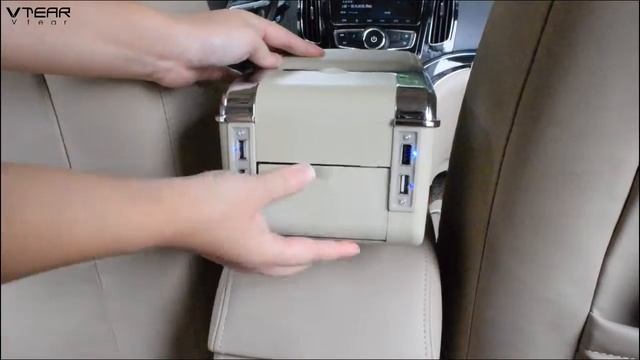 How to install vtear For nissan almera USB armrest 2017- 2018 смотреть онлайн