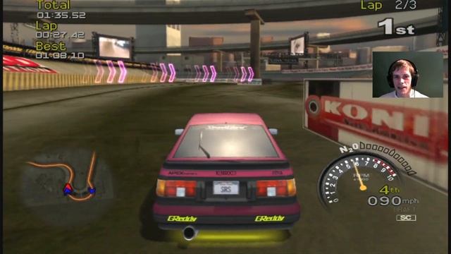 Прохождение SRS Street Racing Syndicate #06 | Легальные гонки на полустоке AE86! (Xbox Original) смотреть онлайн