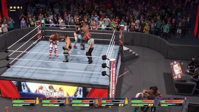 WWE 2K22 Edge & Randy Orton Vs The Miz & John Morrison Vs Street Profits смотреть онлайн