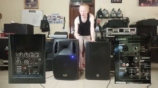 YAMAHA DBR15 VS HUPER AK15A BAGUS MANA??? смотреть онлайн