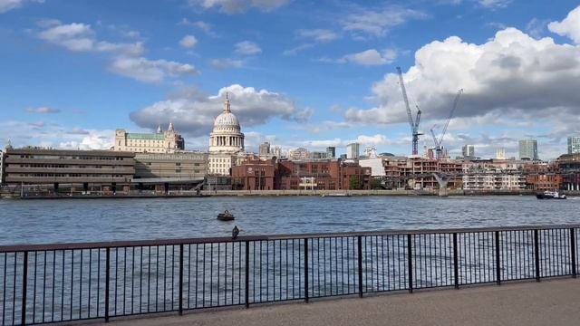 THAMES WALK IN LONDON | Thames Path | Embankment | South Bank | Tower Bridge | London Eye | Big Ben смотреть онлайн