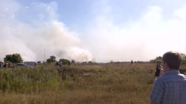 Пожар на пиротехническом складе в Макеевке 2 смотреть онлайн