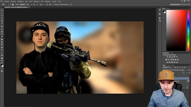 Adobe Photoshop CC: How To Make A CS:GO Thumbnail EASILY! - Tutorial #42 смотреть онлайн