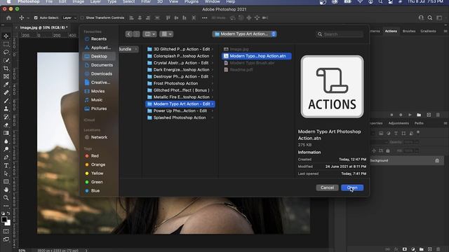 Modern Typo Art Photoshop Action | The Amazing Fantasy Photoshop Actions Bundle | Artixty смотреть онлайн