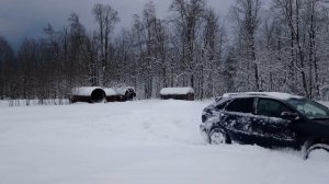 Lexus rx330 off road snow drive