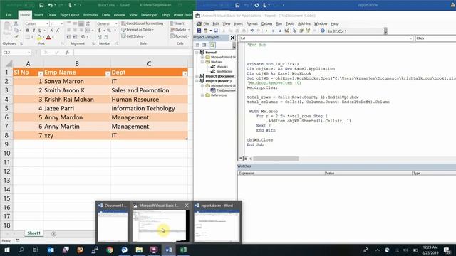 Linking MS word and Excel | excel data for word drop down смотреть онлайн