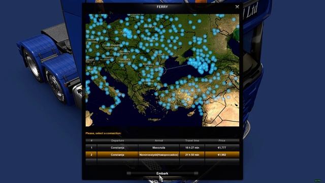 Euro Truck Simulator 2 1.36 Varna (BL) to Dzhubga(RU) смотреть онлайн