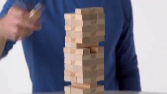 Игры настольные: Дженга от Хасбро (Hasbro) ч.1 смотреть онлайн