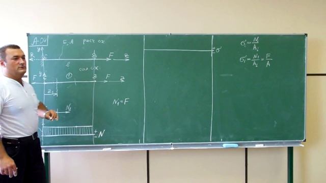 Сопротивление материалов. A-04 (растяжение стержня сосредоточенной силой). смотреть онлайн