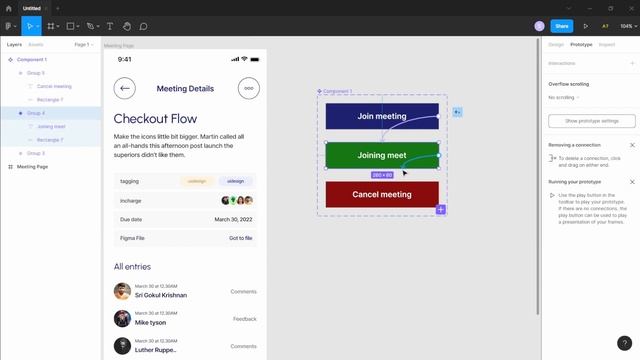 Button animation | Figma Tutorial смотреть онлайн
