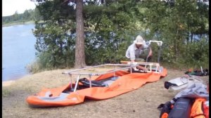 Как установить парус на надувную лодку