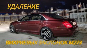 w221. Удаление вихриевых заслонок м273