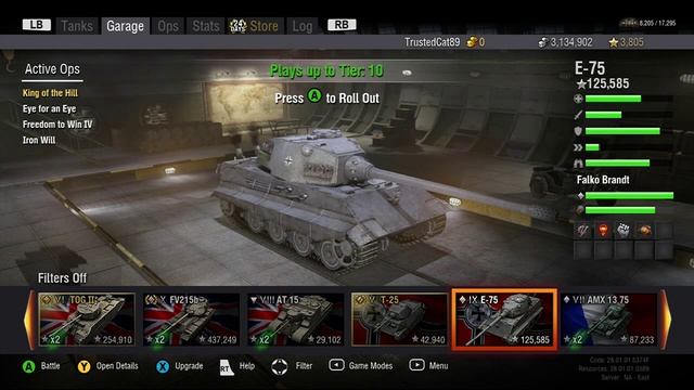 World of Tanks Xbox 360 смотреть онлайн