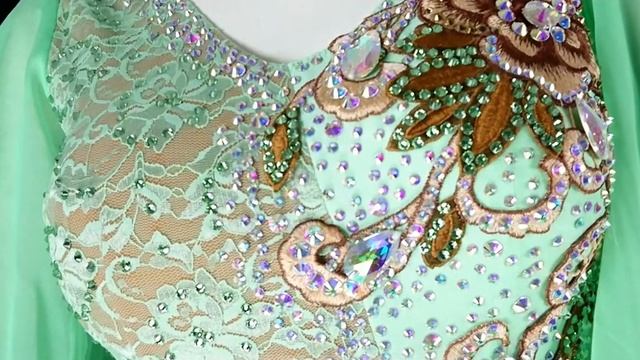 #2974 International Ballroom Standard Dance dress смотреть онлайн