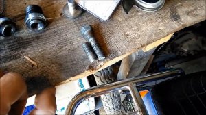 Как УДЛИНИТЬ вилку БЕЗ СВАРКИ на мопеде Альфа |  Альфа Кросс #1