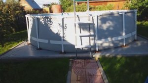 Площадка под каркасный бассейн и немного о том как я провела лето.