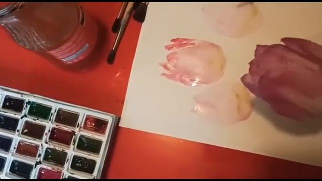 Рисуем тюльпаны. смотреть онлайн
