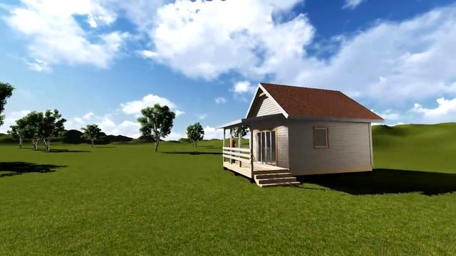 Проект бунгало из термобруса смотреть онлайн