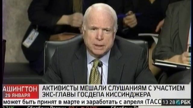 Сенатор США Джон Маккейн грубо обругал пацифистов 20150130 смотреть онлайн