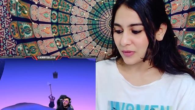 Carryminati Getting Over It Finale Reaction | Carryislive | Illumi Girl | смотреть онлайн