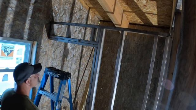 Finish The Framing.  Closets And Bathroom In Our Mountain Home.  #147