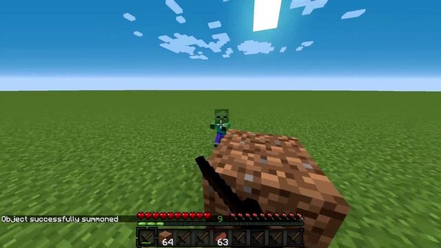 How To Kill A Baby Zombie In Minecraft Taking NO Damage смотреть онлайн