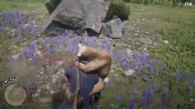 Red Dead Redemption 2: Cougar attack survived! / Puma-Angriff überlebt! смотреть онлайн