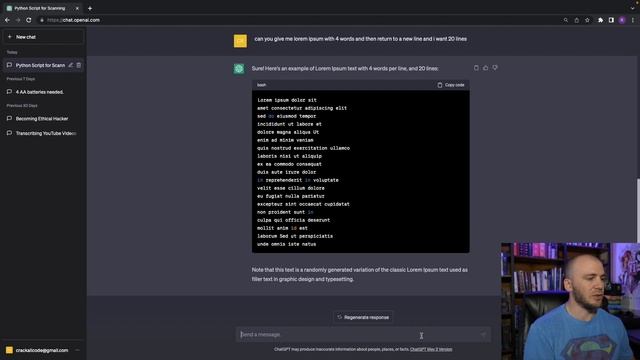 Hacking With ChatGPT (it's a game changer) смотреть онлайн