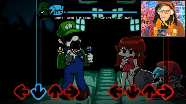 Friday Night Funkin' Mario's Madness is Personalised смотреть онлайн