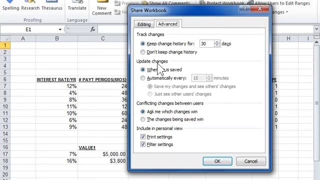 Excel 2010 Collaborate on Excel Workbooks with Other People смотреть онлайн