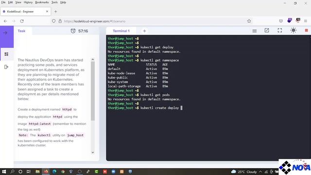 Create Deployments in Kubernetes Cluster kodekloud Engineers DevOps смотреть онлайн
