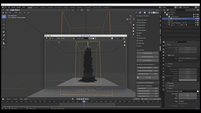 Blender 3d Rocket Launch Simulation: Full Tutorial ft. KHAOS add-on смотреть онлайн