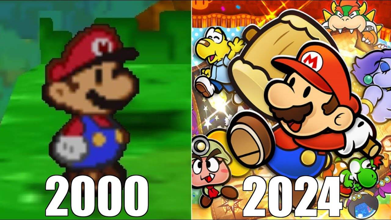 Эволюция серии игр Paper Mario [2000-2024] смотреть онлайн