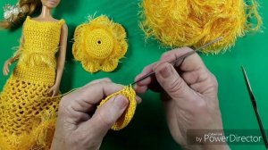 Урок вязания сумочки-корзинки для Барби. Мастер-класс