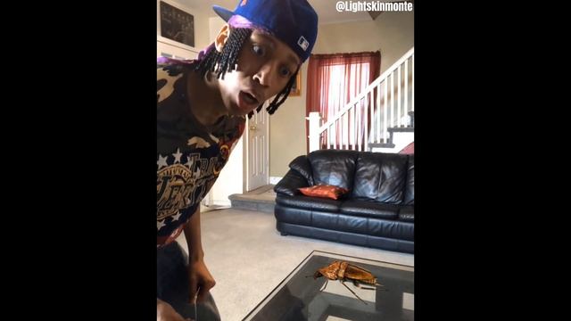 HOOD NI**AS WHEN THEY SEE A ROACH ???