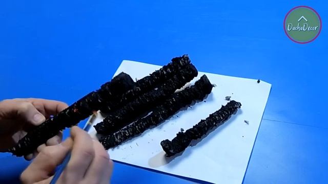 Декоративные дрова с имитацией огня | DIY firewood смотреть онлайн