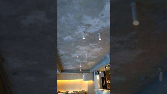 Как оформить потолок в ресторане смотреть онлайн