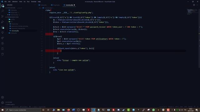 Créer un système de "mot de passe oublié" | PHP смотреть онлайн