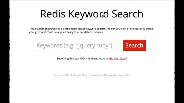 Member Search with Redis смотреть онлайн
