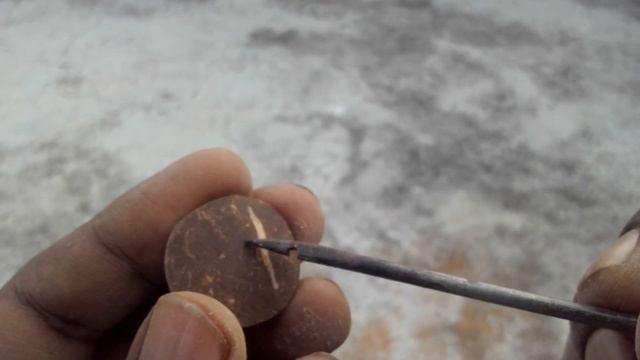 Button , made of coconut shell смотреть онлайн