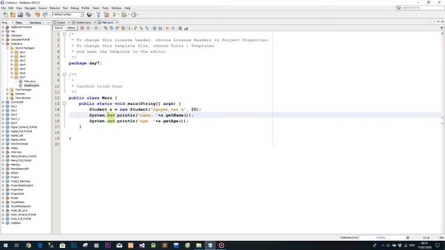 Lập trình Java - Sử dụng hàm toString() để in Object смотреть онлайн