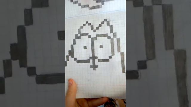 Мои рисунки по клеточкам смотреть онлайн